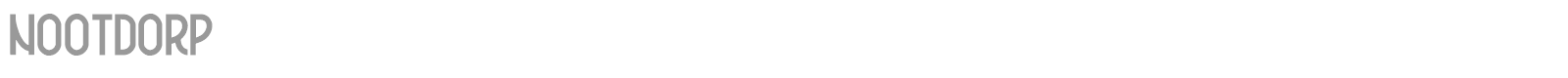 Nootdorp font preview